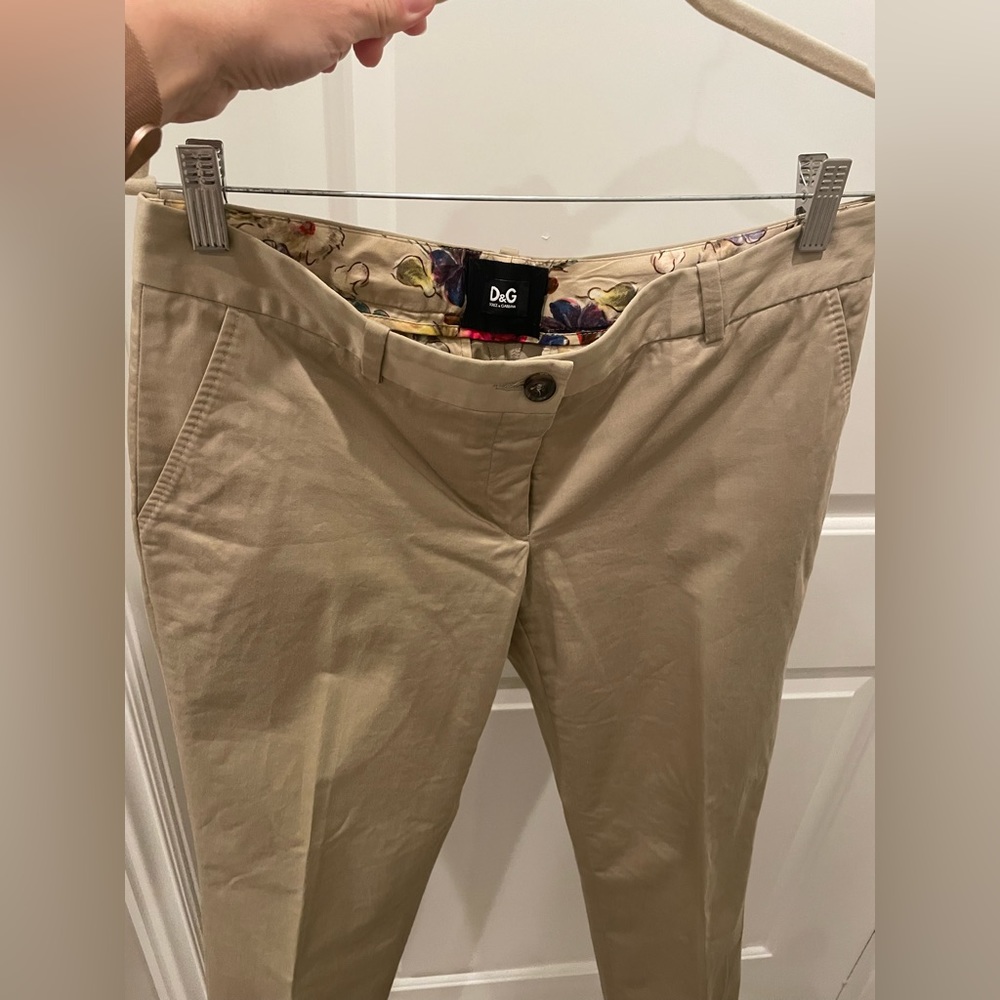 Khaki Dolce Gabbana pants / size 6